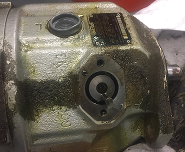 Hydraulic pump repair after failure